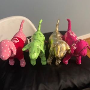 4 Victoria’s Secret collectible dogs